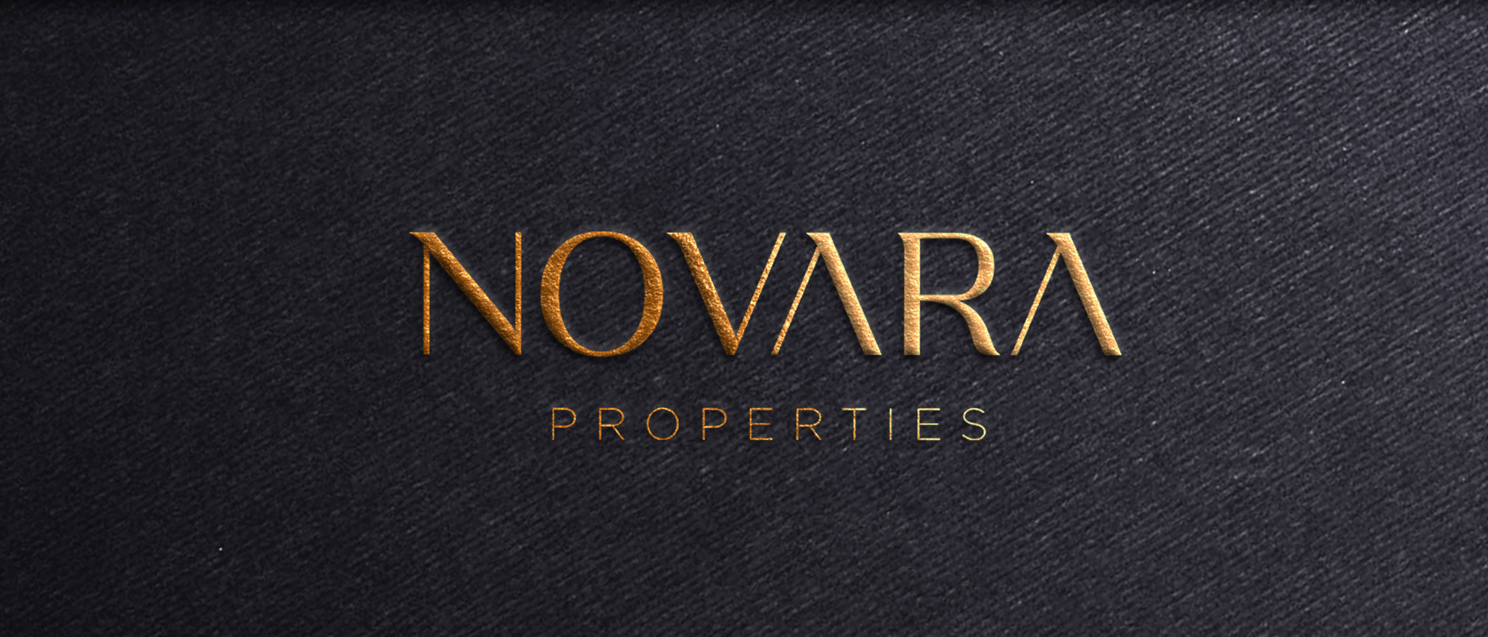 Novara Properties brand identity hero image